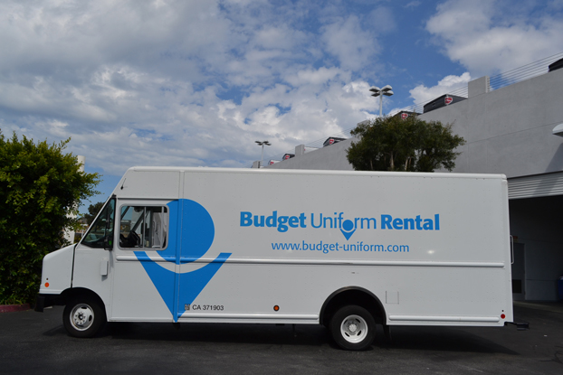 Linen Uniform Trucks at South Bay Ford Commercial